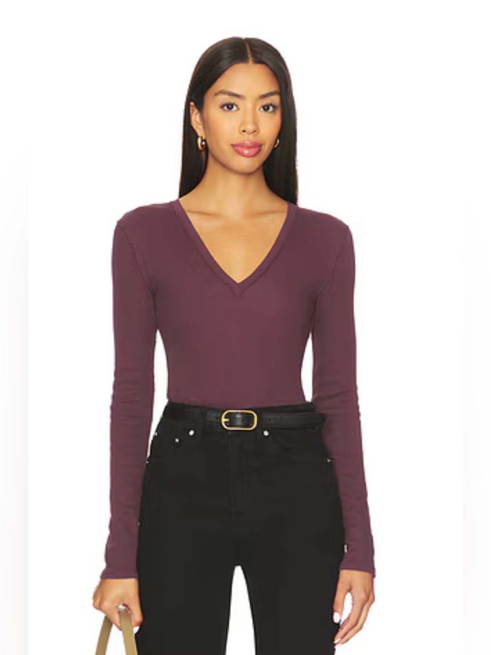 We The Free Neria Long Sleeve In Vintage Grape